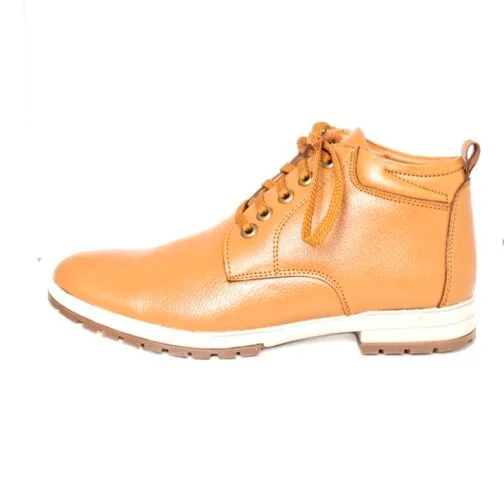 Men's Leather High Neck Shoe  88212 - Image 3