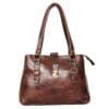 Women's Leather Side Bag  07824 - Image 2