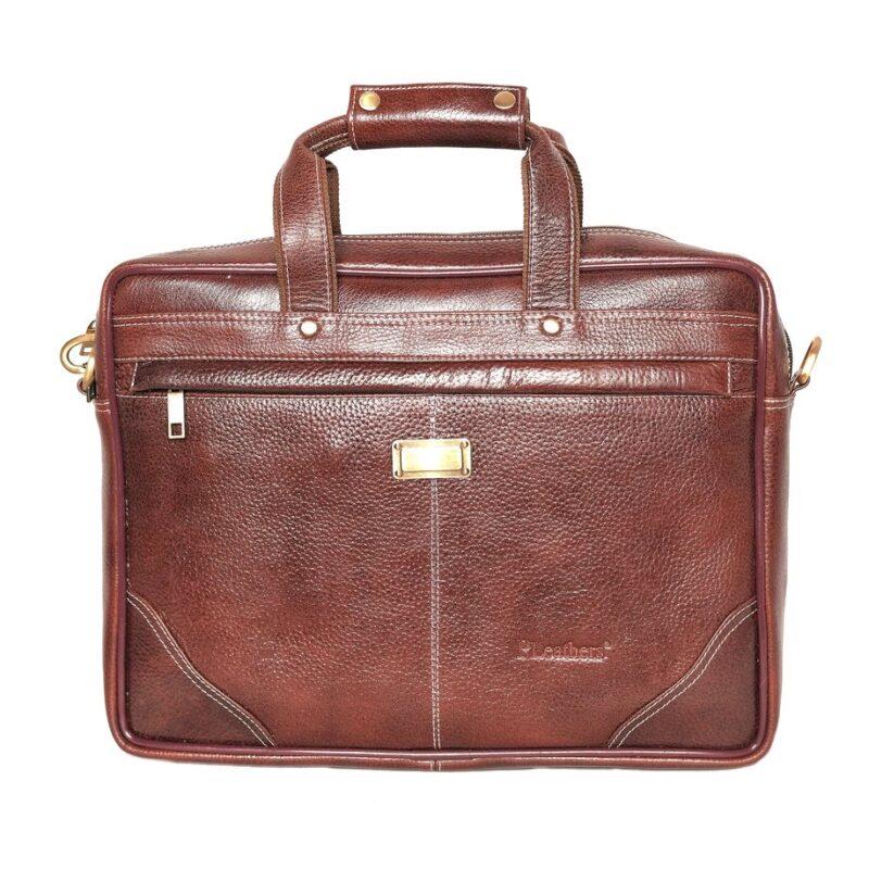 #07621 Men’s Leather Laptop Bag