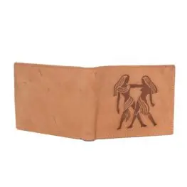 Men’s Leather Horoscope Wallet  09152