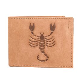 #09154 Men’s Leather Horoscope Wallet