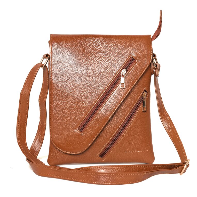 #07329 Unisex Leather Side Bag