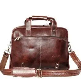 Men’s Genuine Leather Laptop Bag  #07623