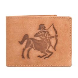 #09151 Men’s Leather Horoscope Wallet