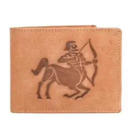 Men’s Leather Horoscope Wallet  09151