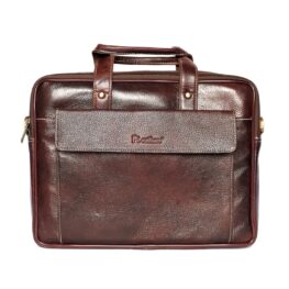 #07620 Men’s Genuine Leather Laptop Bag