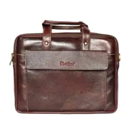 Men’s Genuine Leather Laptop Bag  07620