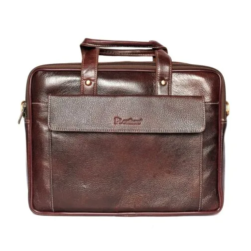 Men's Genuine Leather Laptop Bag  07620 - Image 2