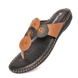 #5444 Women’s Medicated Leather Chappal