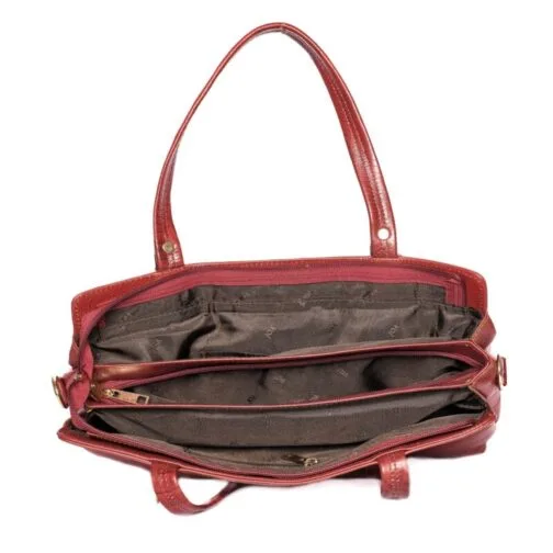 Women's Leather Side Bag  07825 - Image 5