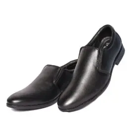 Black Men’s Leather Shoe  54323