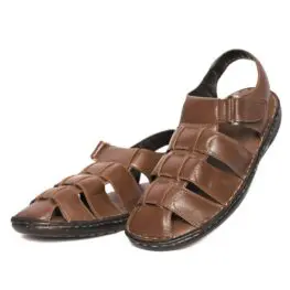 Brown Men’s Leather Sandal  #82423