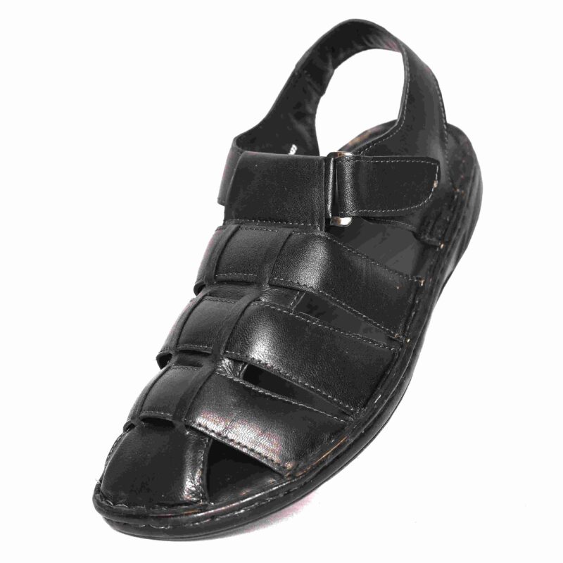 #82423 BK Men’s Leather Sandal