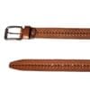 Brown Men's Leather Belt  04252 - Image 3