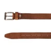 Brown Men's Leather Belt  04238 - Image 2