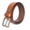 Brown Men's Leather Belt  #04251 - Image 2