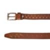 Brown Men's Leather Belt  #04251 - Image 3