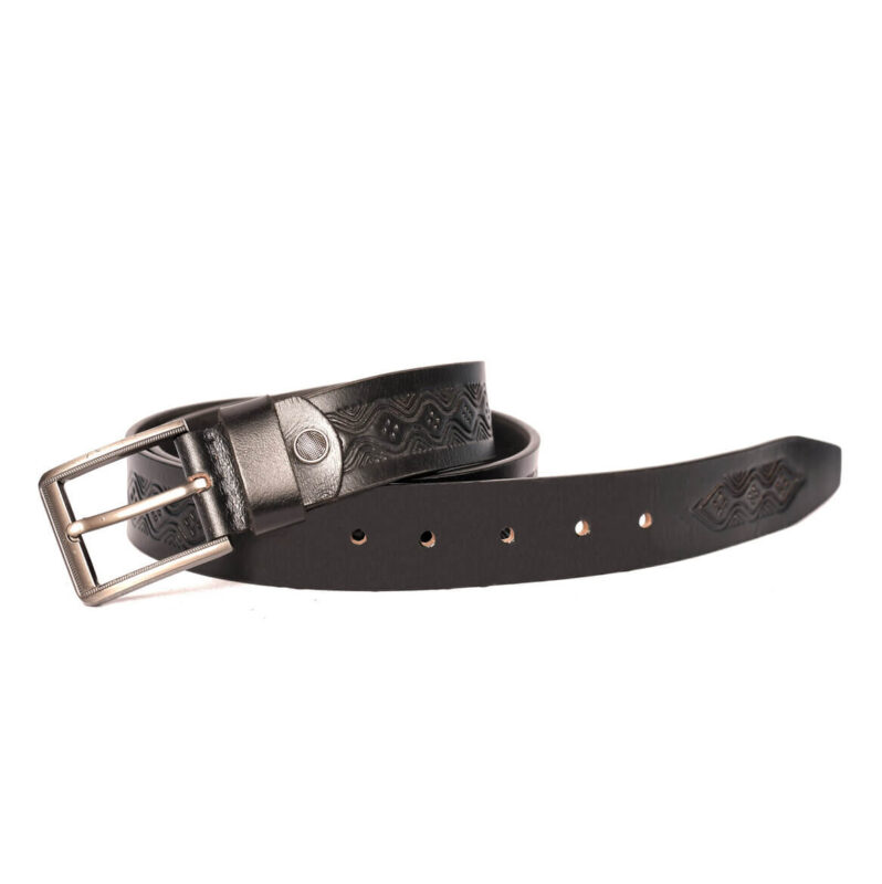#04251 BK Men’s Leather Belt