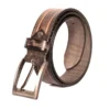 Brown Men's Leather Belt  04282 - Image 2