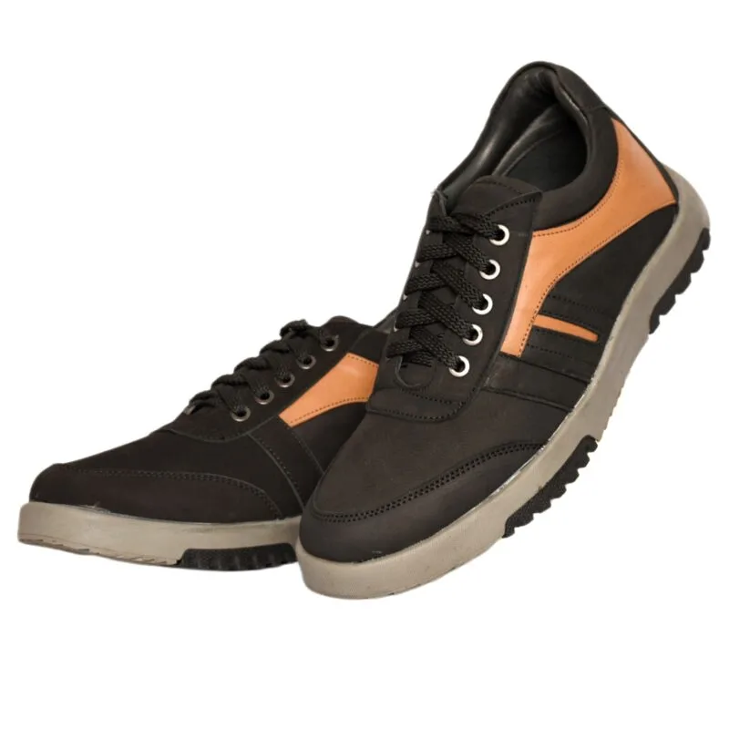 Mens Sports Shoe Black 88123 - Image 2