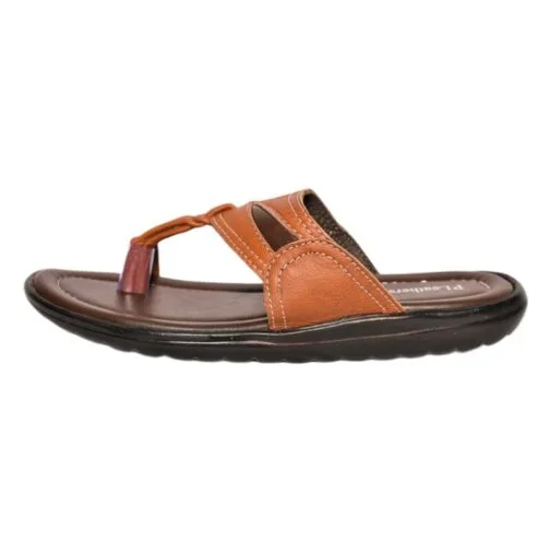 Men's Leather Chappal 22454 - Image 3