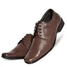 Men’s Brown Leather Shoe  12134