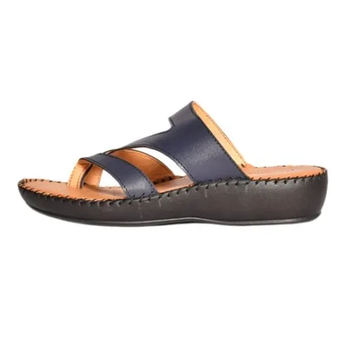 Women's Medicated Leather Chappal  5449 - Image 3