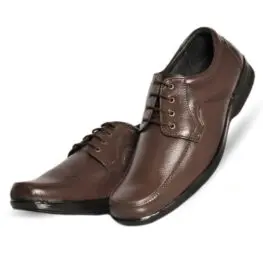 Men’s Brown Leather Shoe  12133