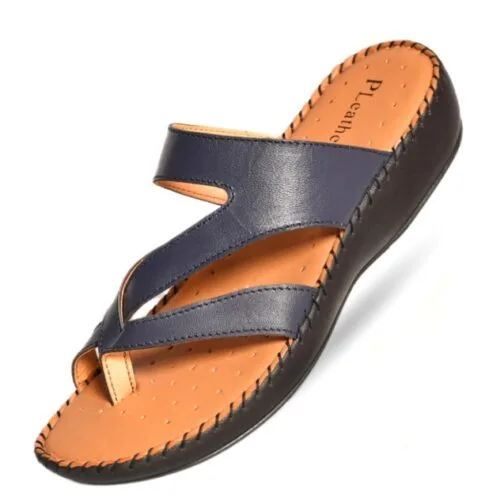 Women's Medicated Leather Chappal  5449
