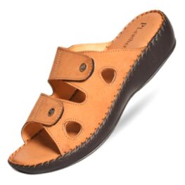 Ladies Medicated Leather Chappal #5447