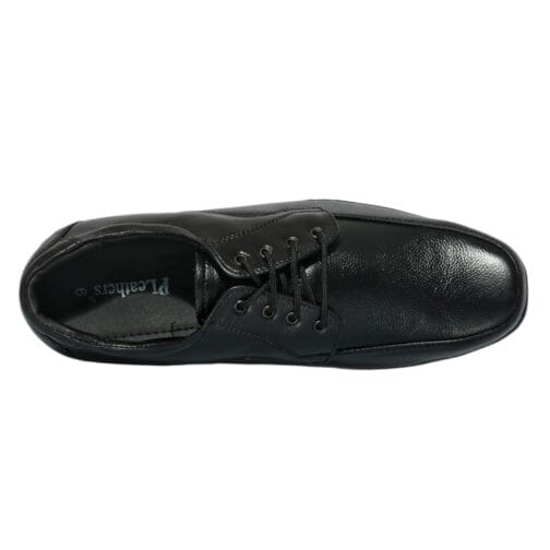 Men's Black Leather Shoe  12133 - Image 3