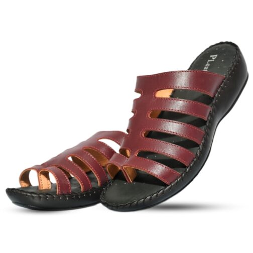 Women's Medicated Leather Chappal  5451 - Image 2