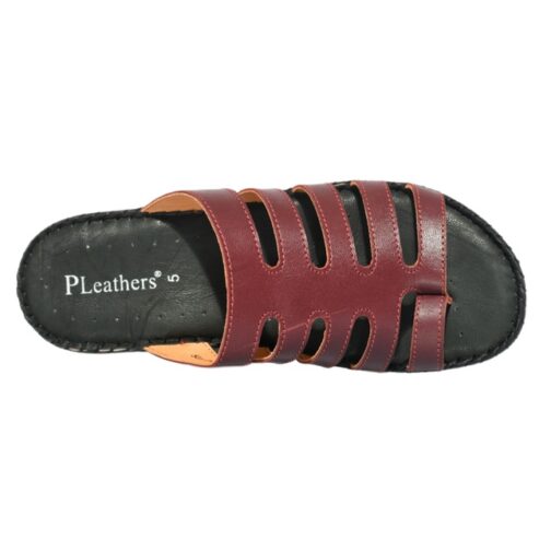 Women's Medicated Leather Chappal  5451 - Image 3