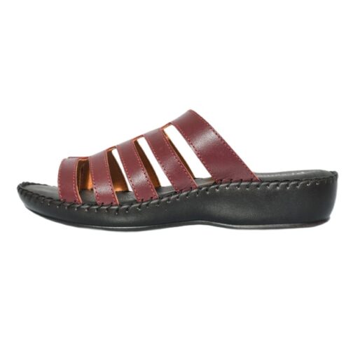 Women's Medicated Leather Chappal  5451 - Image 4