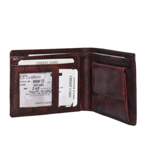 Men's Leather Wallet  09072 - Image 3