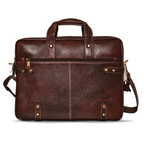 Men's Genuine Leather Laptop Bag  07714