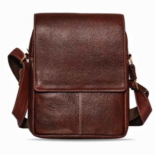 Men's Leather Side Bag  07713